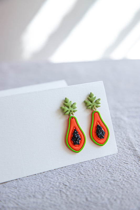 The "Papaya" Earrings
